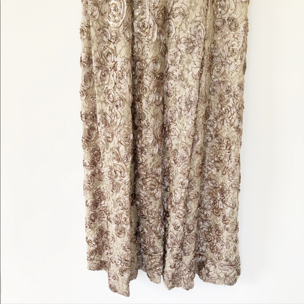 Alex Evenings beige formal gown size 8 - Picture 4 of 9